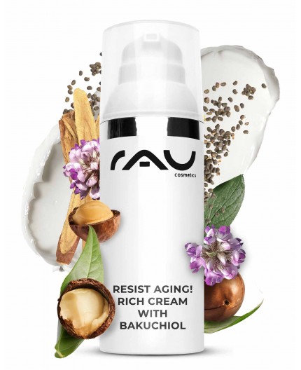 "RAU Resist aging! Rich Cream with Bakuchiol 50 ml" nakts krēms