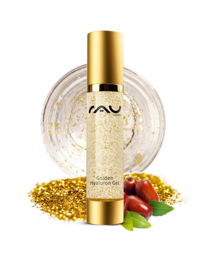 "RAU Golden Hyaluron Gel" 50 ml pretnovecošanās gēls