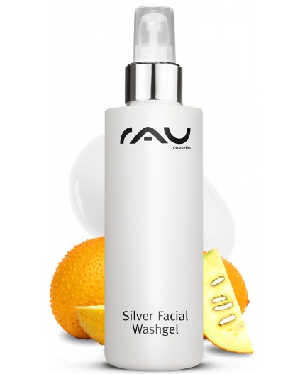 „RAU Silver Facial Washgel 200 ml” attīroša mazgāšanas želeja sejas ādai