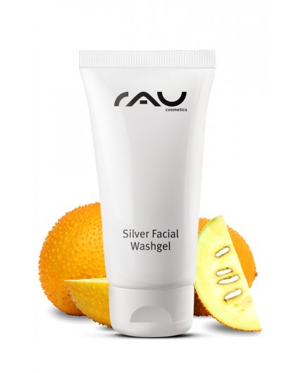 „RAU Silver Facial Washgel 50 ml” attīroša mazgāšanas želeja sejas ādai
