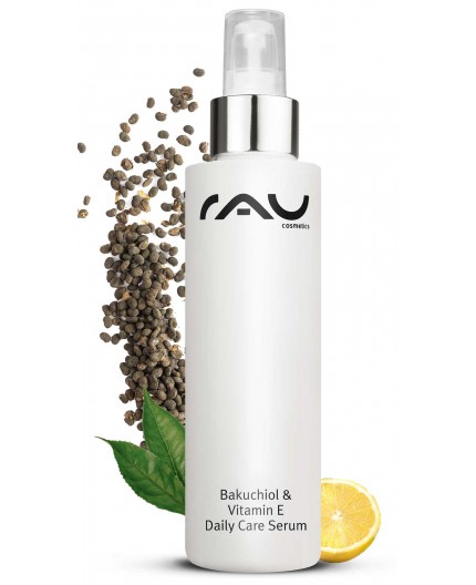 "RAU Bakuchiol & Vitamin E Daily Care Serum" serums 100 ml - anti novecošanās