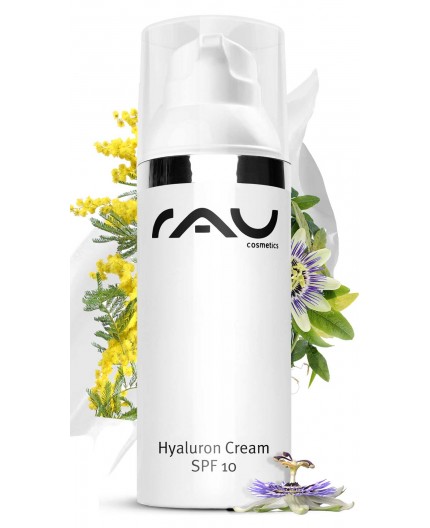 „RAU Hyaluron Cream SPF 10, 50 ml ar UV Filtriem