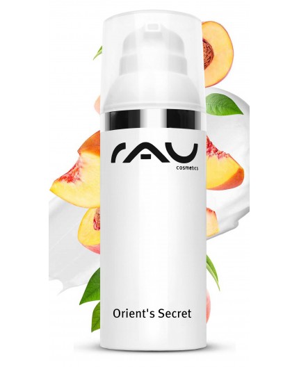"RAU Orient's Secret" 50ml pretnovecošanās krēms ar Aprikožu kauliņu eļļu un Pērļu pulveri